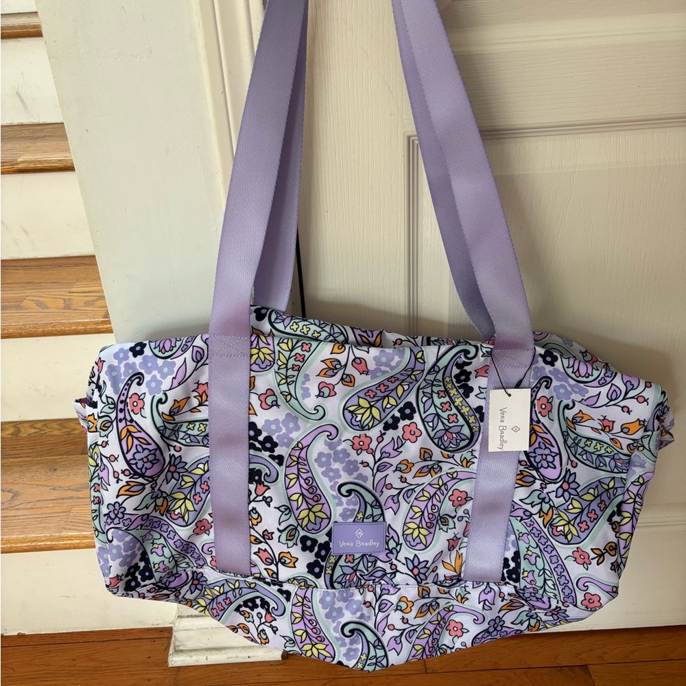 Vera Bradley Lavender Paisley Tote